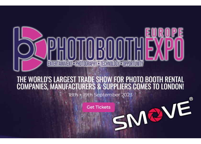 First European Edition of the World’s Largest Photo Booth Expo